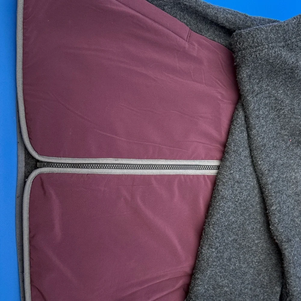 Smartwool Men’s Hudson Trail Jacket - Black, Gray, and Maroon - Picture 6 of 12